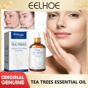 Eelhoe Tea Tree Oil For Face Foot Hair Acne Treatment Moisturize Shrink Pores Fragrance Aromatherapy Pure Massage Essential Oil Drops Activate Skin Cells Pore Shrinkage Essential Oils For Aromatherapy Essential Oil