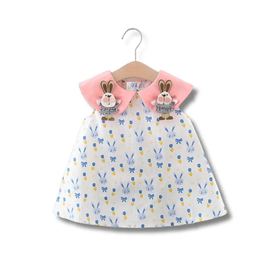 Set quần váy loang màu in thỏ dễ thương cho bé gái BGB120966– Bé Xinh Shop