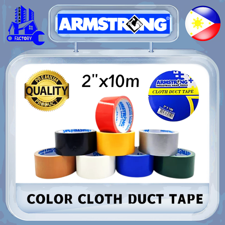 3-Pack Heavy Duty White Duct Tape - Waterproof, Strong Adhesive, 60 Yards X 2 Inch Each