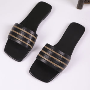 [Free Shipping] 2025 Summer New Casual Sandals For Women Korean Style Elegant And Sophisticated Open-Toe Flat Sandals With Soft Soles