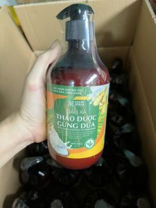 [HCM] Dầu gội xả sạch gàu gừng dừa hữu cơ Cỏ Cây Hoa Lá giúp tóc mềm mượt chắc khoẻ ngăn gàu giảm rụng