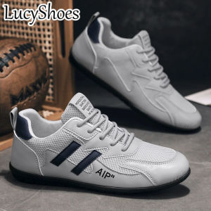 Lucyshoes รองเท้ากีฬาระบายอากาศที่ทันสมัยของผู้ชายลื่นทนทานรองเท้านักเรียนสบาย ๆ สบาย ๆ