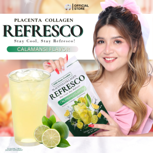 ORIGINAL BMRS REFRESCO MANGOSTEEN - GUYABANO FLAVORED DRINK with (Placenta Collagen Glutathione Hormonal Imbalance) - Stay Cool Stay Refresco! 18g