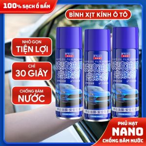 Bình Xịt Tạo Bọt PLC Tẩy Màng Dầu Cặn Canxi Vết Ố Bẩn Trên Kính Ôtô Gương Chiếu Hậu Phủ Hạt Nano Chống Bám Nước