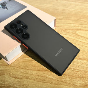 กันกระแทกMatteโปร่งใสสําหรับSamsung Galaxy S24 S23 S22 S21 S20 Ultra Plus FEหมายเหตุ 20 10 A52 A71 A53 A34 s25 5G