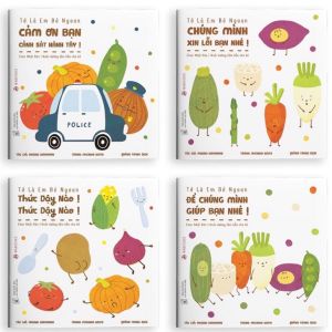 Sách Ehon Cho Bé 2-6 Tuổi - Tớ Là Em Bé Ngoan - Bộ Sách Ehon Nhật Bản Wabooks (4 Tập)