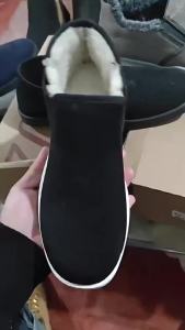 New Old Beijing High-Top Cloth Shoes for Men with Rubber Patch Soft Sole Wear-Resistant Breathable Slip-On Warm Dad Shoes [ Free Shipping ]