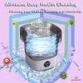 12L Portable Foldable Mini Washing Machine with Spin Dry Basket Compact Washer Travel, Dorm, Camping, 3 Smart Wash Modes. 