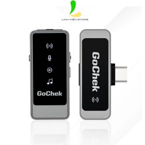 Micro thu âm không dây GoChek Ultra S24 ( Ultra S24 -01 ) - Bộ 01 mic KHÔNG hộp sạc hỗ trợ khả năng lọc ồn tốt