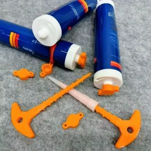 JAYQQ Handy DIY Tool Sealant Nozzle Cleaner Prevents Drying 3D Printing Glass Glue Sealing Cap  Fits Standard Sizes Sealant Nozzle Dredge Home