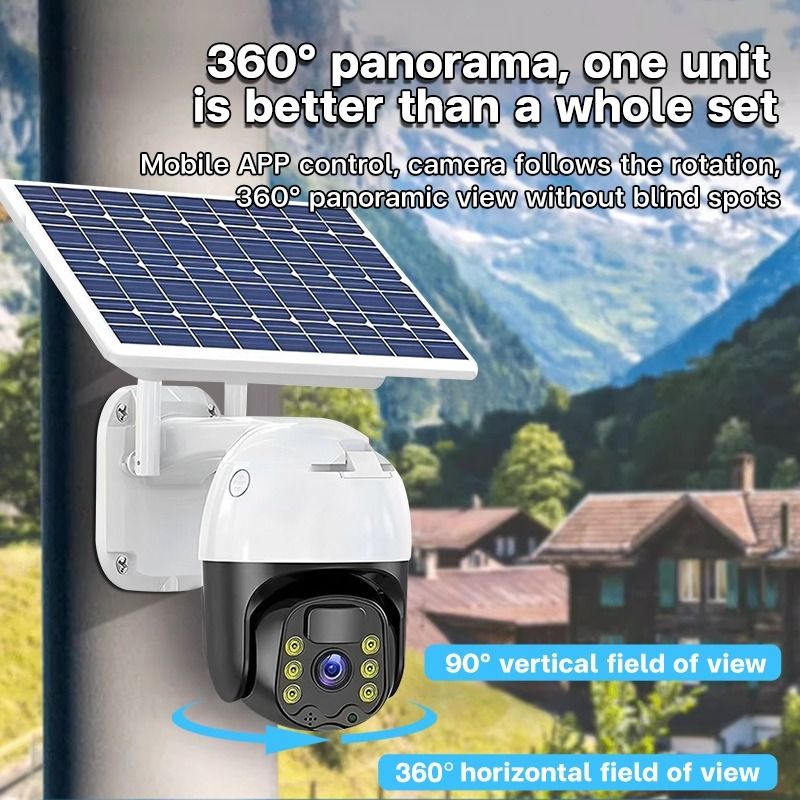BUY 1 TAKE 1 V380 Pro Solar CCTV Camera Wifi Connect 360 CCTV Outdoor ...