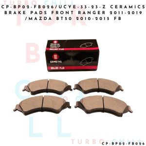 CP-BP02-FB026/UCYE-33-23-Z Ceramics BRAKE PADS front RANGER 2011-2019 /MAZDA BT50 2010-2015 FB
