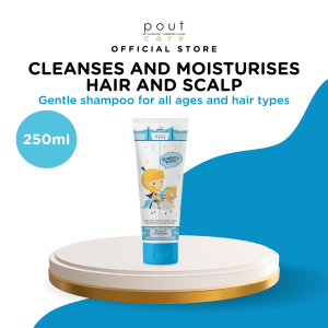 pout Care Blueberry Potion Natural Shampoo 250ml | Daily Moisturising Shampoo for Children