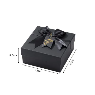 (JIJI.SG x ONES) CAJSA Black Ribbon Gift Box - Packaging / Packing / Boxes / Birthday / Present