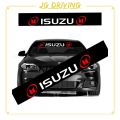 【ZAKA ZAKA】 JD Car Windscreen Windshield Sticker BLACK Decorative For ISUZU D-Max MU-X Dmax MuX Accessories. 