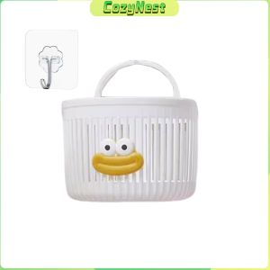 C.N Plastic Hanging Bathroom Storage Basket Kitchen Bathroom Organizer
