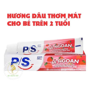 [Chính Hãng] Kem Đánh Răng P/S Bé Ngoan Hương Dâu 35g – Dành Cho Trẻ Em Trên 2 Tuổi Ngừa Sâu Răng An Toàn