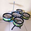 mini drum set isi 5 / kids jazz drum. 