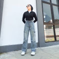 JINISO - Highwaist Cargo Loose Jeans 405 HANDS UP. 
