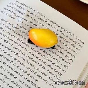 กิ๊บติดผมจําลอง รูปอาหารน่ารัก แบบสร้างสรรค์ สําหรับผู้หญิง