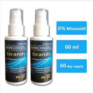 LEGIT SELLER Minoxidil Strands 6% Minoxidil Topical Solution (60ml per bottle) Treatment for Split Ends Dandruff Dryness Thinning Hair Hair Grower Beard Grower Color Protection Damage Hair Volumizing Frizziness Hydrating Hair Loss.