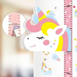 Thước đo chiều cao dán tường cho bé [Tặng kèm sticker trang trí]
