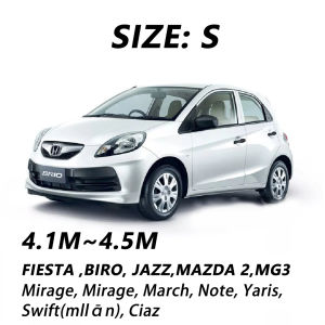 ผ้าคลุมรถกันน้ำ 100% ผ้าคลุมรถ หนา3ชั้น ทนพิเศษ กันรอย กันแดดUV ฝน ฝุ่น รอย สำหรับรถทุกขนาด มีแถบสะท้อนแสง พร้อมถุงพกพา