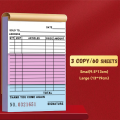 Receipts Resibo with Carbon Receipts Business receipts 2ply/3ply  temporary calculator paper Charred receipt. 