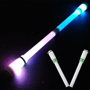 MMLUCK Vui Kawaii Đèn Flash LED Gel Bút Văn phòng phẩm Trẻ em Quà Tặng Ngón tay Trò Chơi Chơi game Bút Bi Có thể gập lại Quay Bút Xoay Ánh Sáng Bút Nam châm Cân Bằng Ánh Sáng Bút Sáng Quay Bút