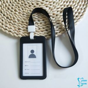 ที่ใส่บัตร PP+ สายห้อยคอ  ที่ใส่บัตรงาน  ป้ายชื่อประจำตัวนักเรียน แนวตั้ง work card holder
