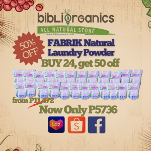 Fabrik Natural Laundry Powder 24 Pack Promo (50% Off)