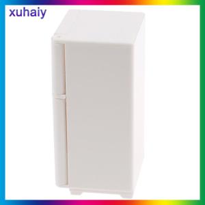 xuhaiy Dollhouse Miniature Bench Refrigerator Toys Kitchen Home Furniture Decoration