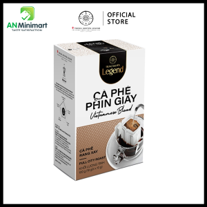 Trung Nguyen Legend - Paper Filter Coffee Vietnamese Blend - Box of 10 packets x 10g (black coffee no sugar)