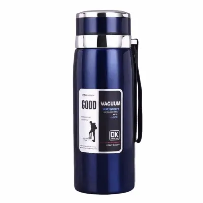 FREDDE 800/1000ml Sports Thermos Bottle Large Capacity Stainless Steel Portable Vacuum Flask Hot Water Bottle Creative Insulated Water Bottle Coffee Tea