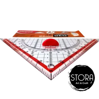 MAPED PENGGARIS SEGITIGA TEKNIK PEGANGAN / MAPED GEO TECHNIC RULER - 2