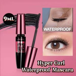 Black Mascara Waterproof Sweatproof Volumizing Lengthening Long Lasting Curling Eyelashes Makeup