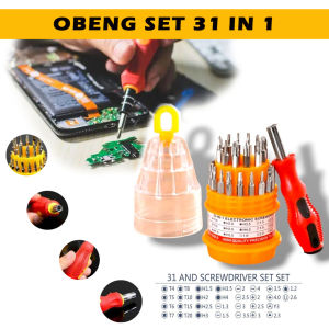 Obeng Set Multifungsi Magnetic 31 in 1/ Obeng Set Multi MINI/ 31 in 1 Obeng Telur Obeng Service Hp - Obeng Set Hp 31 in 1