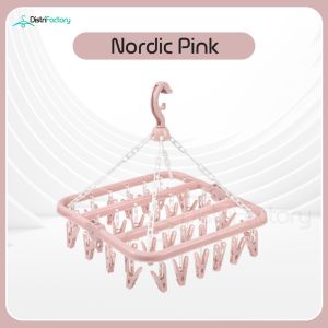 32 Clip Clothespins folding adult windproof drying Clothes rack Baby Clothes Folding Multifunctional Socks Clip Hanger