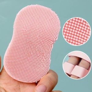 Bàn chải làm sạch da mặt bàn chải massage ngón tay mini silicon làm sạch mềm mại tái sử dụng_RMS