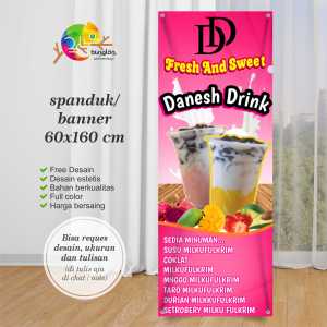 Cetak Spanduk Banner Minuman Segar