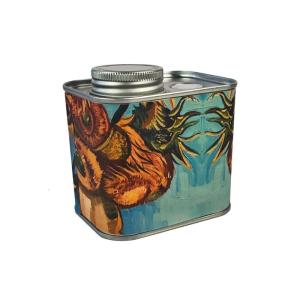 Nhà bếp hữu dụng Essential kín hộp đựng cà phê tinplate kết cấu với freshnesses trackings lưu trữ nhà bếp Jar