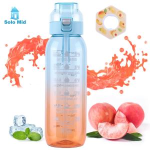 【New Arrival】 Premium Climbing and Hiking 1000ML Leak-Proof Water Bottle with Flavor Pod BPA-Free Durable Sports Gear for Outdoors