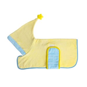 CANICECA Quick-drying Dog Bathrobe Soft Absorbent Pet Bath Towels Cute Pet Bathing Supplies Pet Pajamas for Small Large Dog