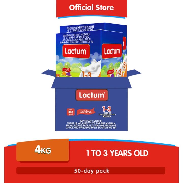 Lactum for 13 Years Old 4kg Plain Milk Supplement Powder Lazada PH