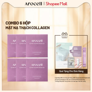 [AROCELL] Combo Mặt Nạ Thạch Collagen Chống Lão Hóa Trẻ Hóa Da Cấp Ẩm 100h Arocell