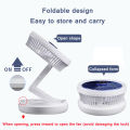 foldable electric fan mini Multifunction with led lamp desk table wall-mounted ceiling air cooler dormitory charging adjust night light usb rechargeable portable folding fans for home office gift. 