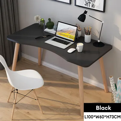 SUNNY Simple Study Table Study Desk Home Bedroom Office Table Writing Desktop Laptop Table Ergonomic arc