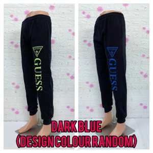 SELUAR SUKAN DEWASA MATERIAL COTTON TEBAL GETAH DI PINGGANG DAN MEMPUNYAI DUA POKET