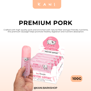 Bare Kitchen Premium Chicken Jumbo Sausage Dog Treats Organic Dog Sausage Cat Sausage 100g