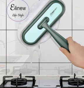 Kitchen Stove Cleaning Brush Bathtub Sink Tile Brush Multi-purpose Household Kitchen Bathroom Cleaning (Loofah Brush)